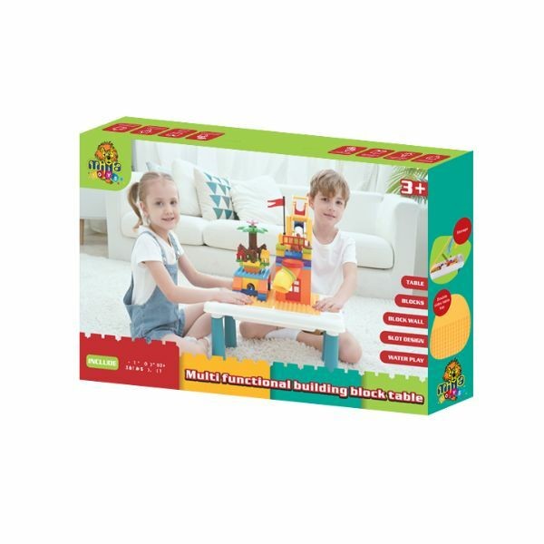 Milla Toys Set za igranje sto i kockice, 43 dela