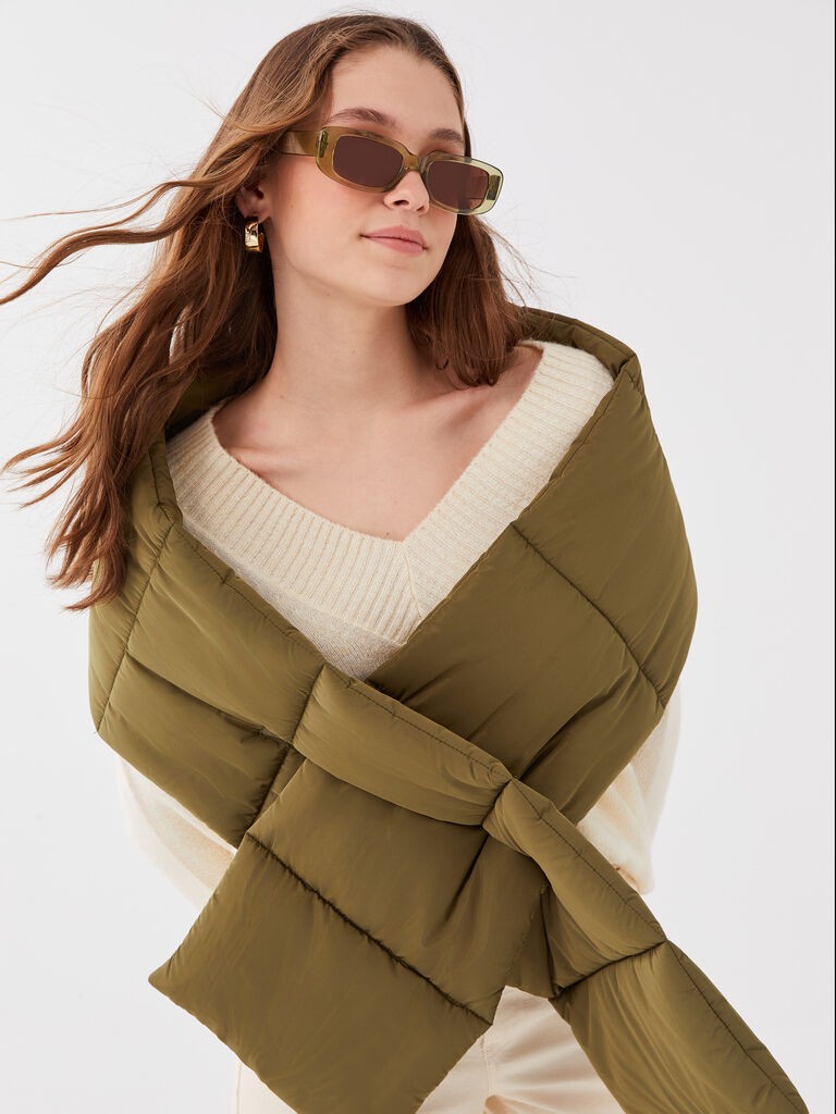 LC Waikiki Ženski šal W2CR60Z8-SKU, Kaki