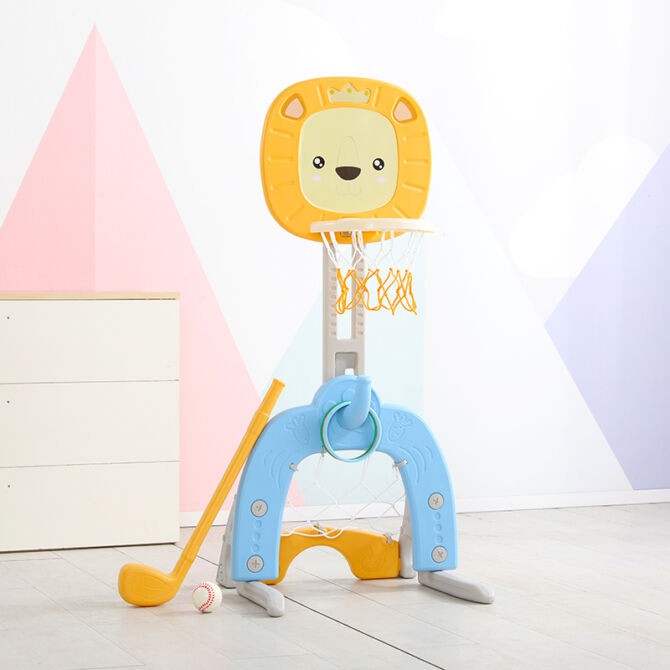 Feelkids Višefunkcionalni podesivi koš za decu 4 u1 Lavić, Šareni