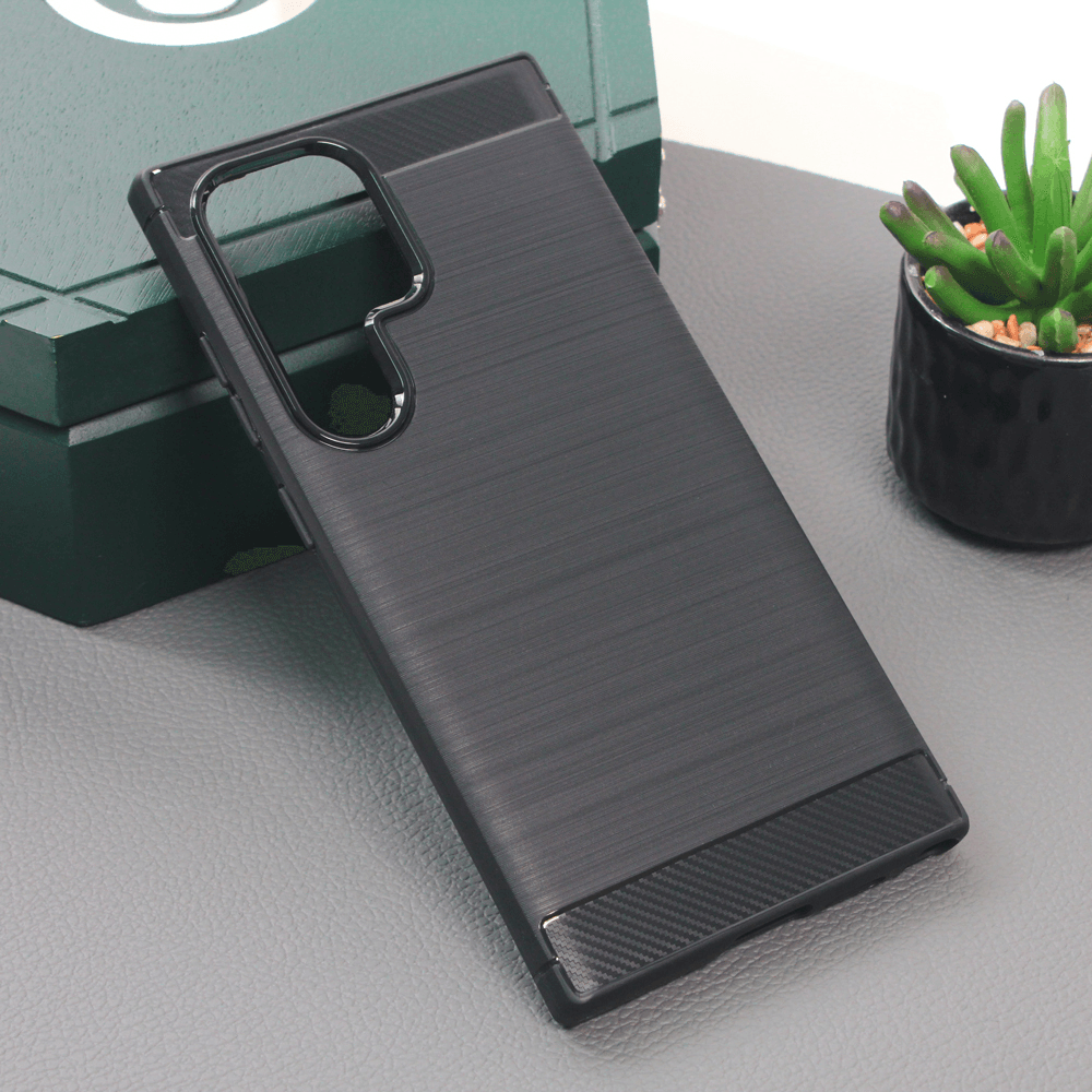 Maska za mobilni telefon Samsung Galaxy S24 Ultra DEFENDER SAFEGUARD, Crna