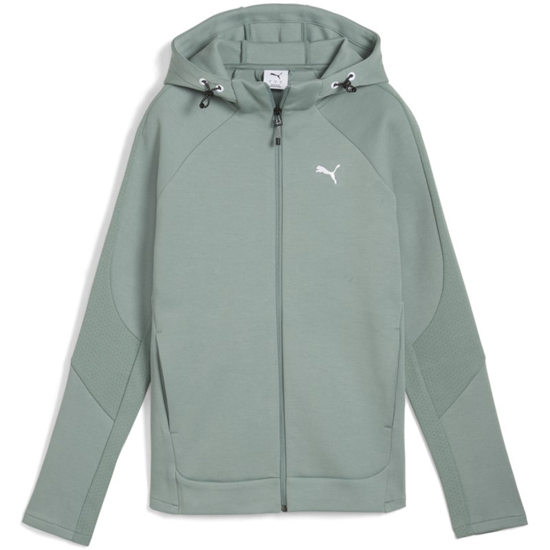 PUMA Ženski duks sa kpuljačom Evrostripe, Svetlozeleni