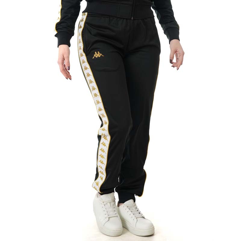 KAPPA Ženski donji deo 222 Banda Wrastoria Slim, Crni