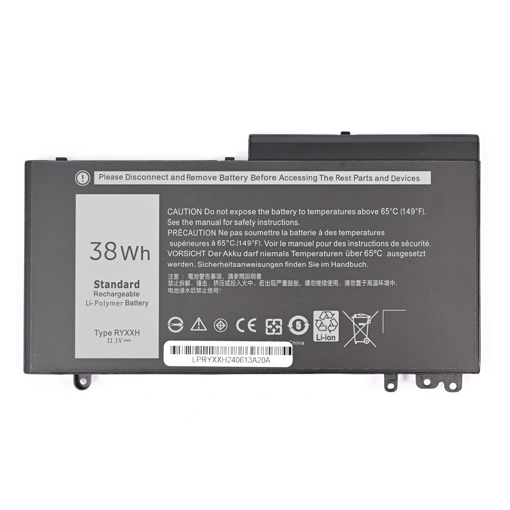Baterija za laptop Dell E5450 RYXXH, 38 Wh