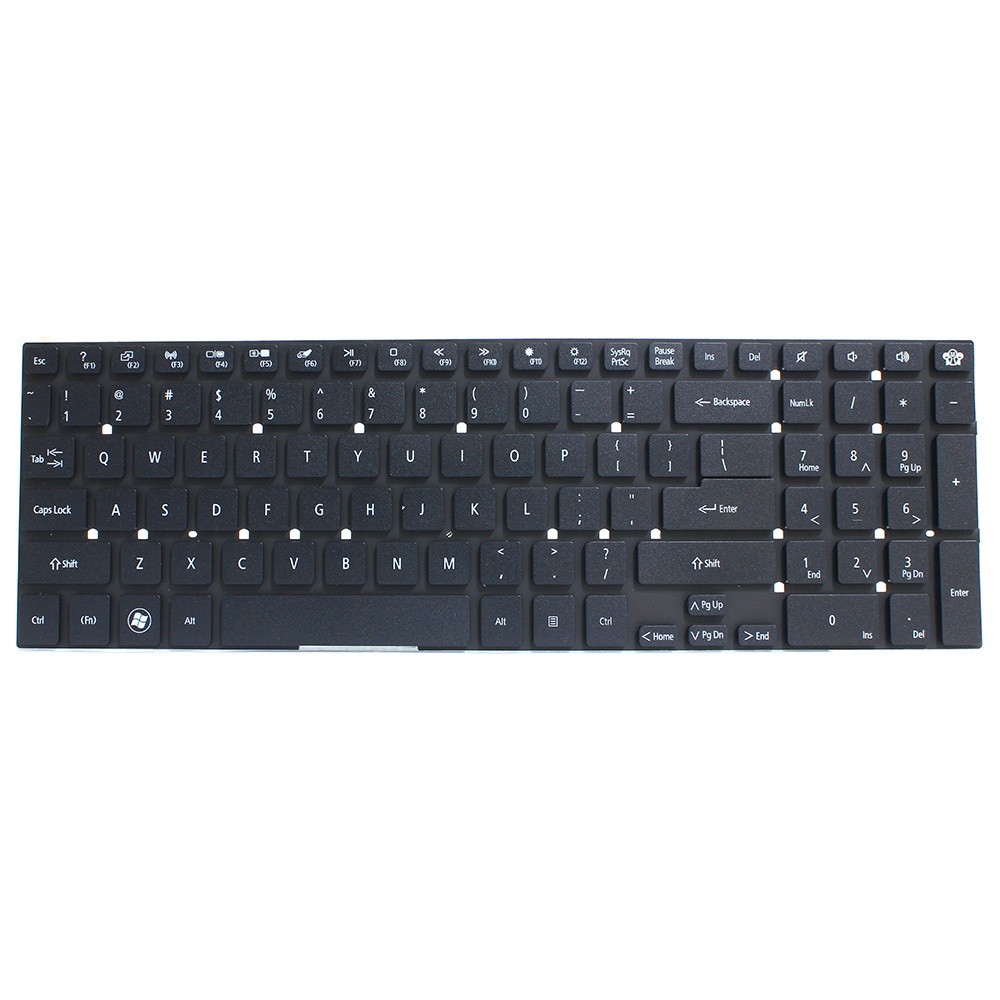 Tastatura za laptop Gateway NV52L/NV55S/NV57, Crna
