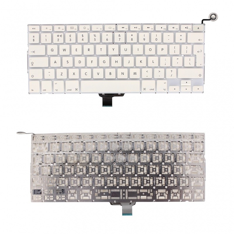 Apple Tastatura za laptop A1342 Bluetooth Engleski (UK) Bela