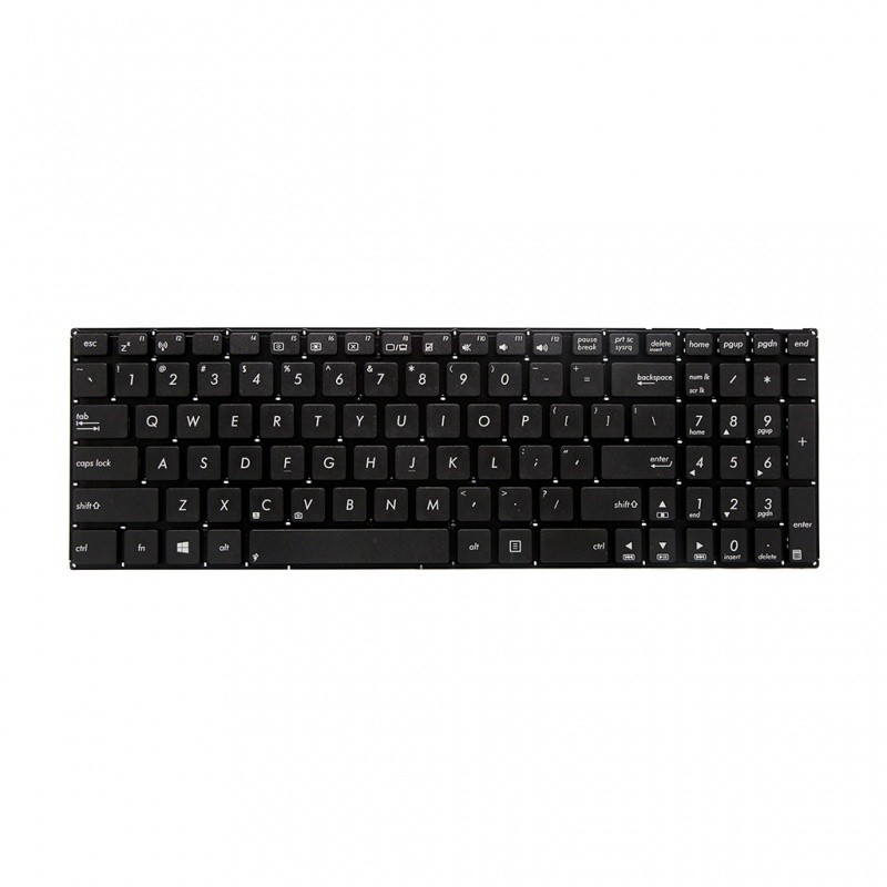 Asus Tastatura F555 X553, USB, Crna
