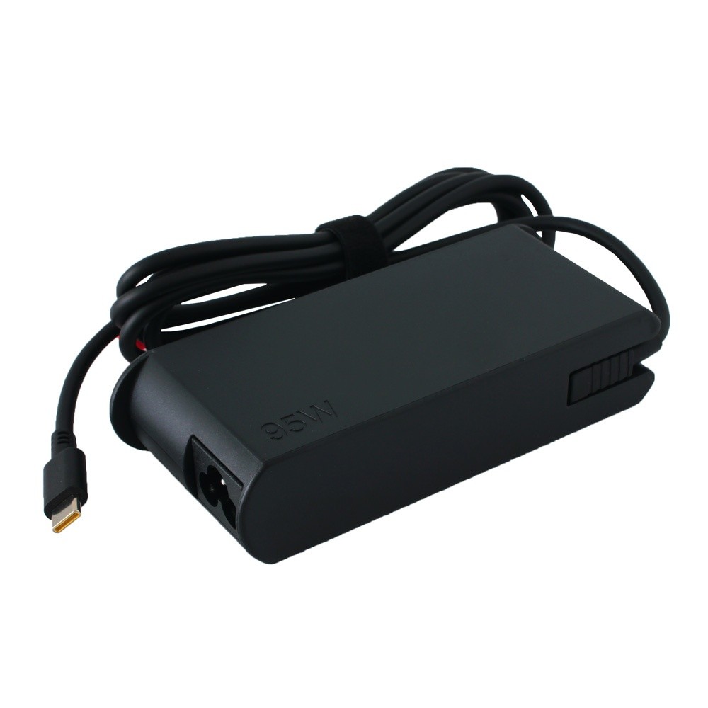 Punjač za laptop Lenovo 20V, 4.75A, 95W, USB-C, HQ, JC, Crni