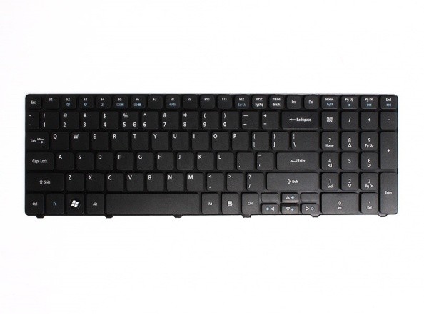 Acer Tastatura Aspire 5738z, USB, Crna