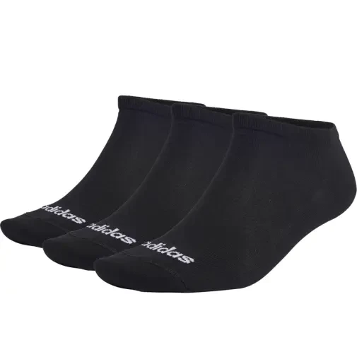 Adidas Čarape T Lin Low 3P, IC1299, 3 Para, Crne