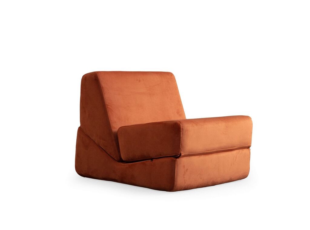 Atelier del Sofa Fotelja na rasklapanje Origami, 70 x 100 x 70 cm, Narandžasta