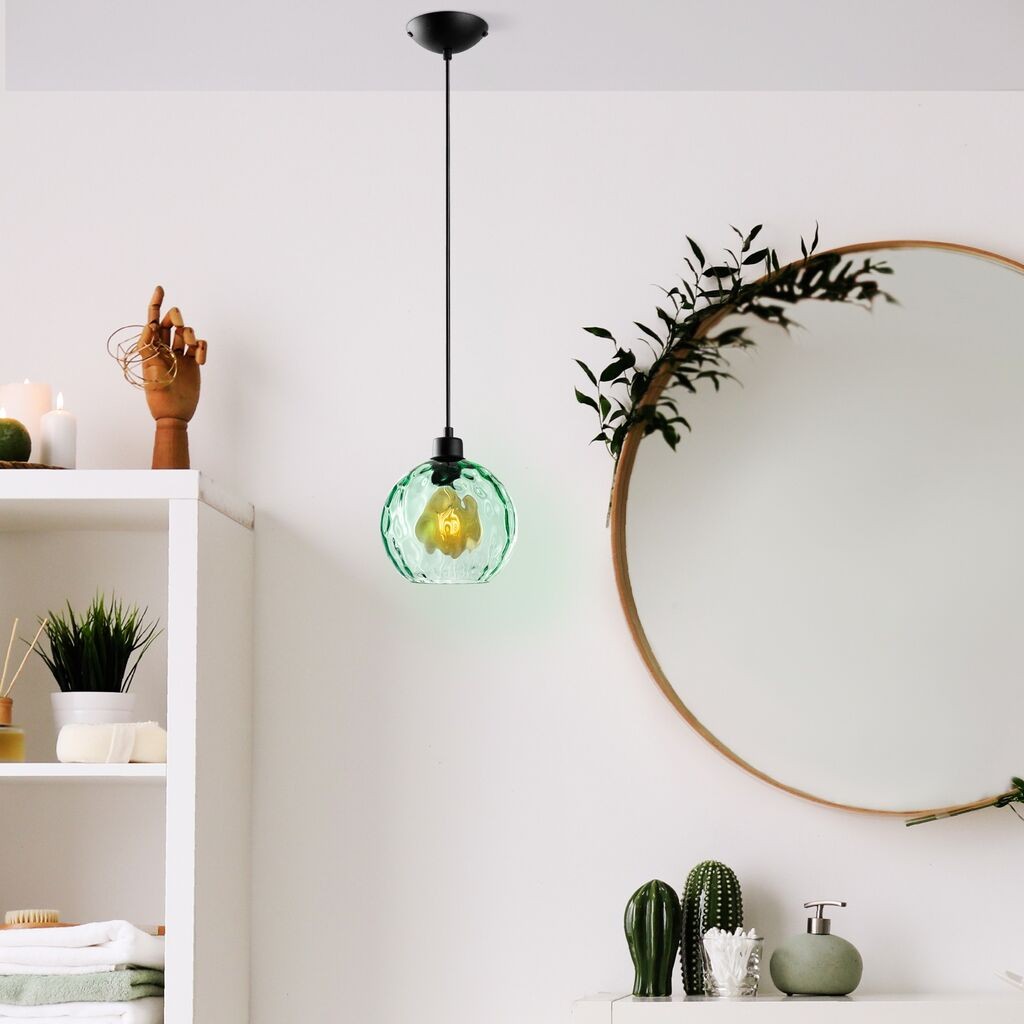 Opviq Luster Benek-20-14305, 20x20x120, IP20, Crno-zeleni