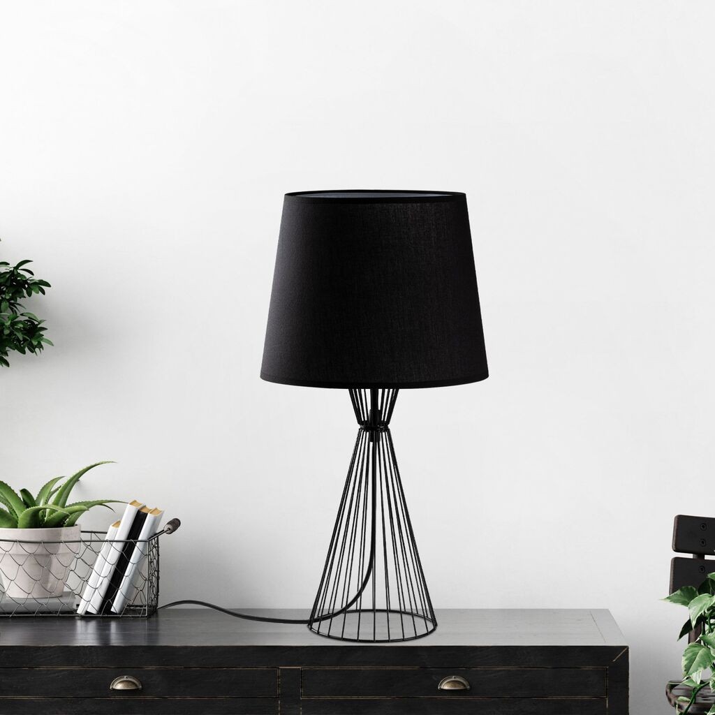 Opviq Stona lampa Telis-5371, 28x28x55 cm, IP20, Crna