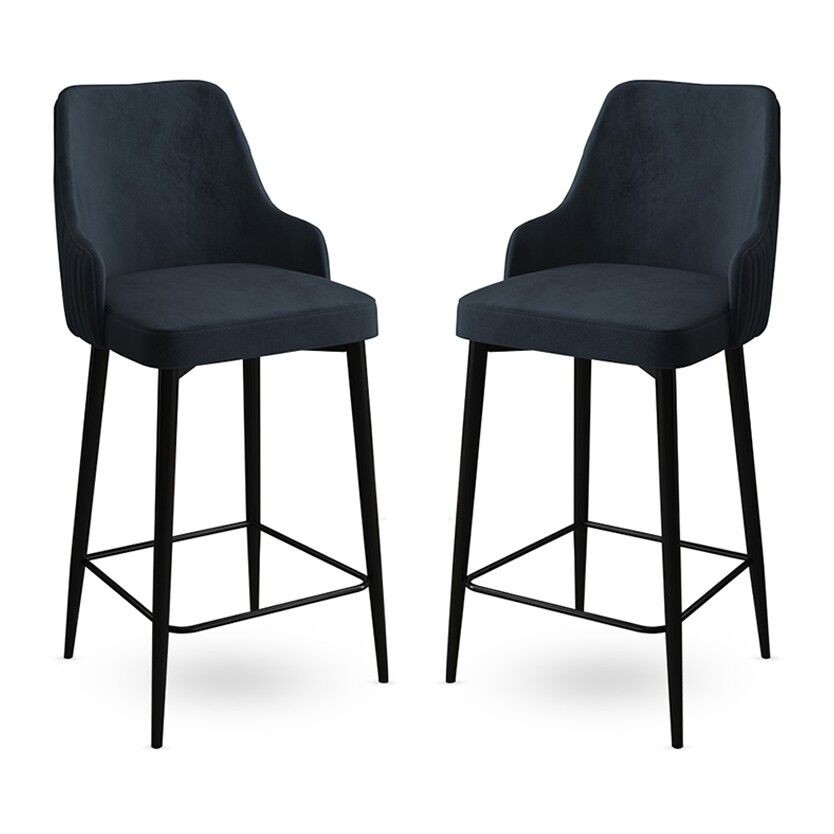 Hanah Home Set barskih stolica Enox, Antracit