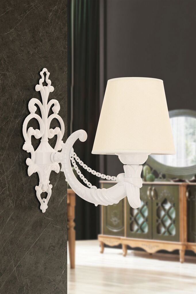 Opviq Zidna lampa Gloria, 15x10x13cm, IP20, Krem-bela