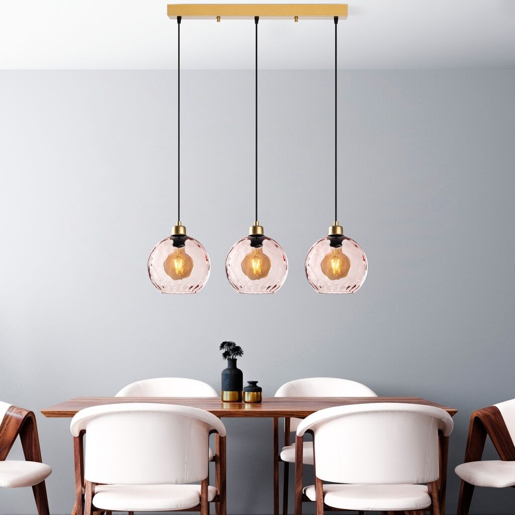 Opviq Luster Benek-20-14353, 70x20x120, IP20, Zlatno-roze boje