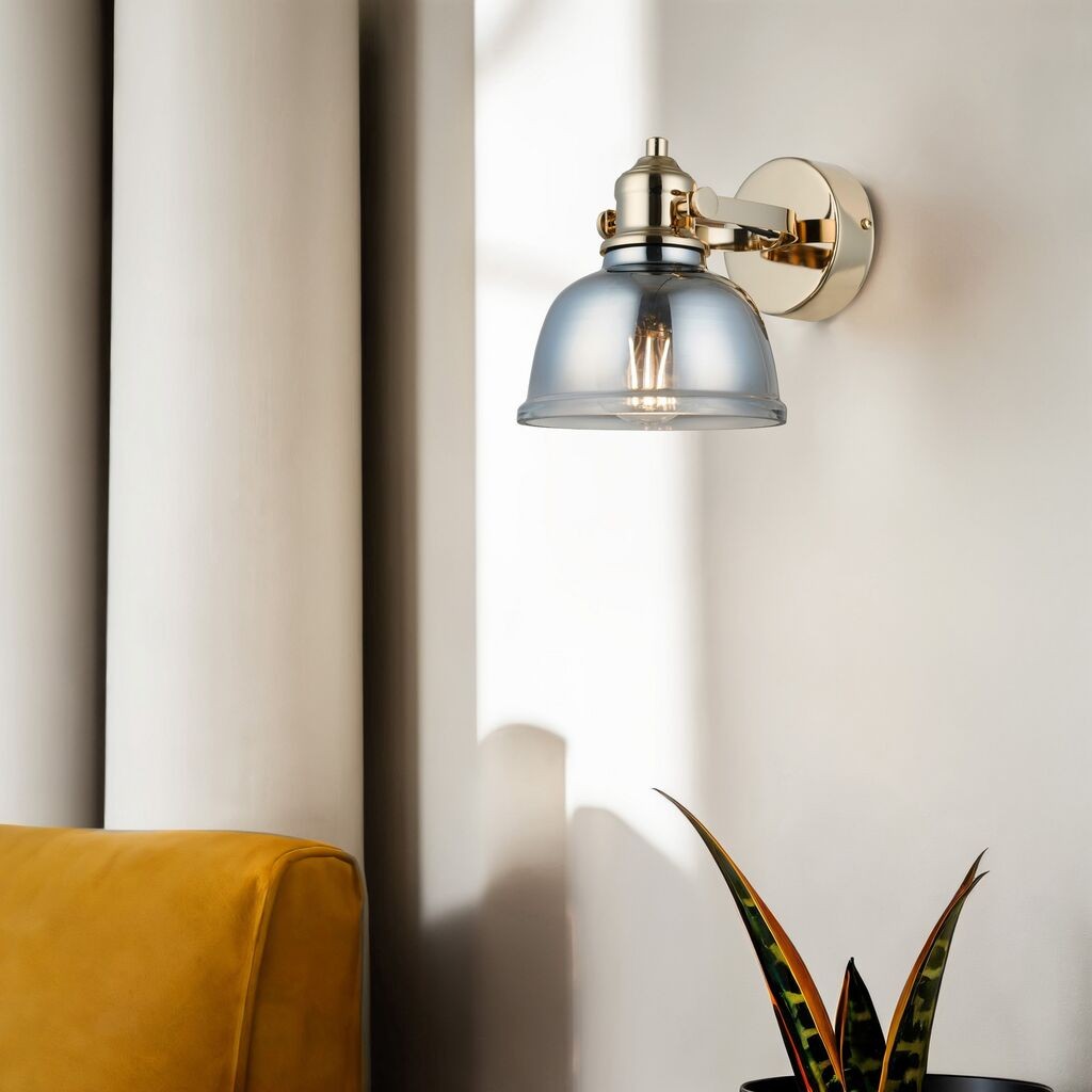 Opviq Zidna lampa Mago-80-19, O16, 12cm, IP20, Zlatna boje