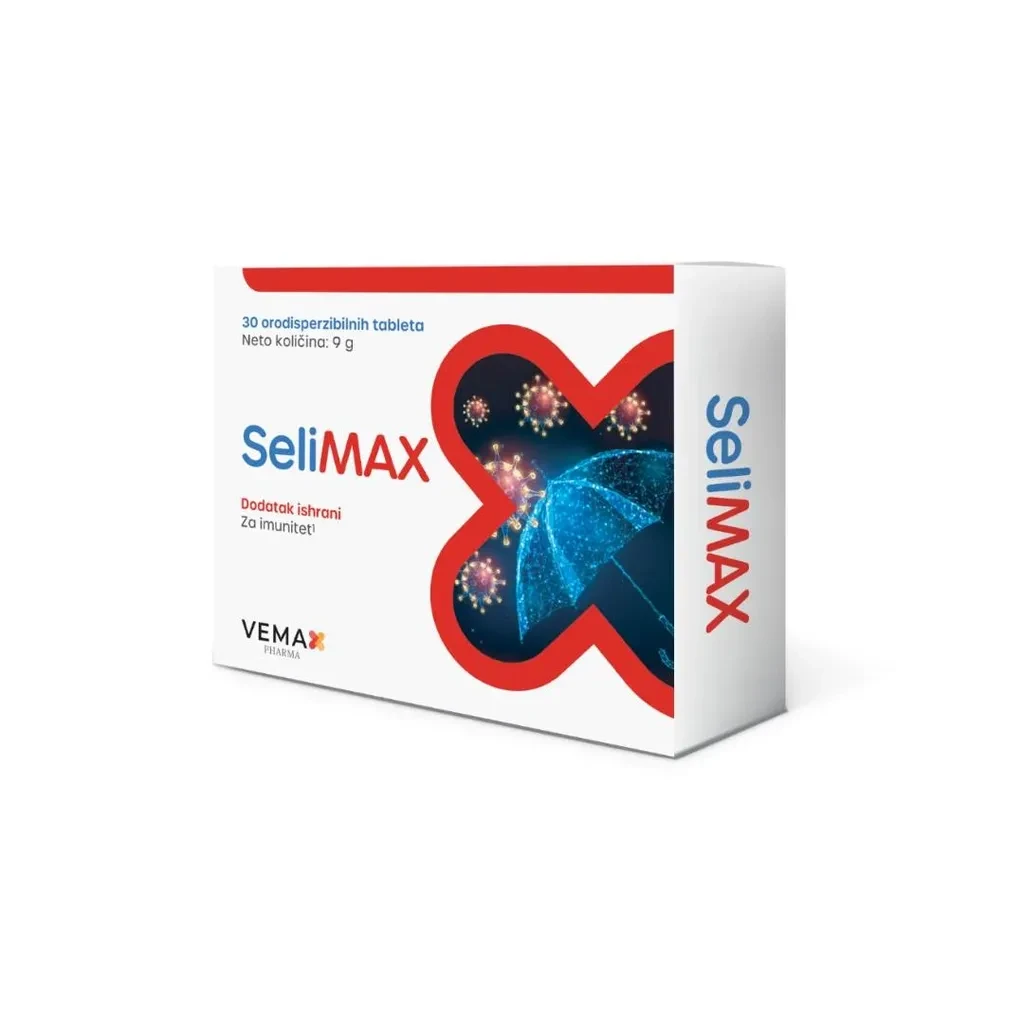 Vemax pharma Preparat za imunitet SeliMAX, 30 orodisperzibilnih tableta