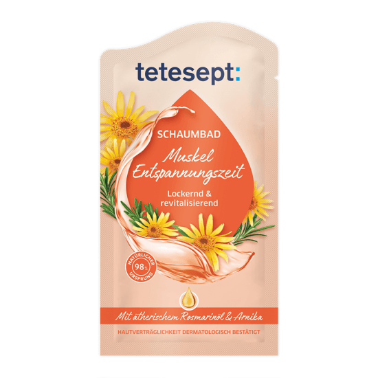 Tetesept Penušava kupk Muscles Relaxation, 40ml