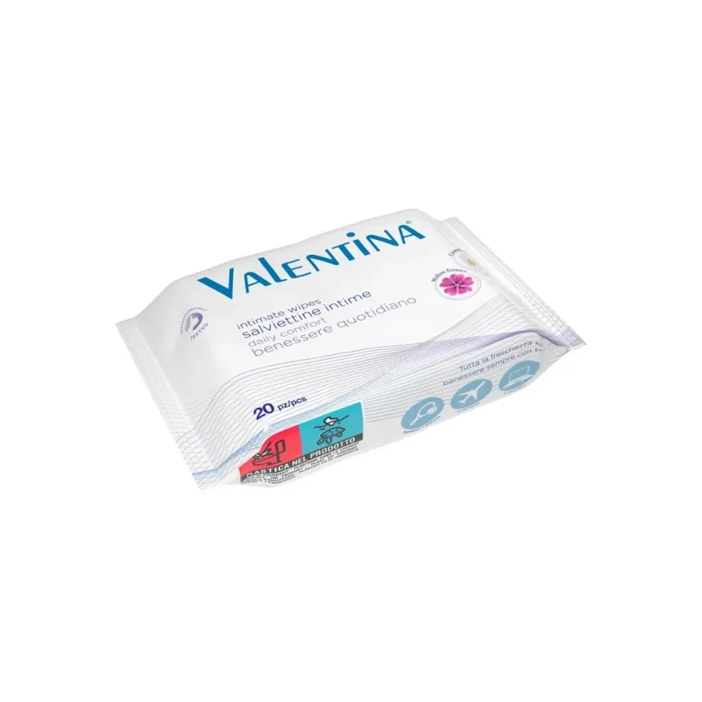 Valentina Intimne vlažne maramice, 20 komada