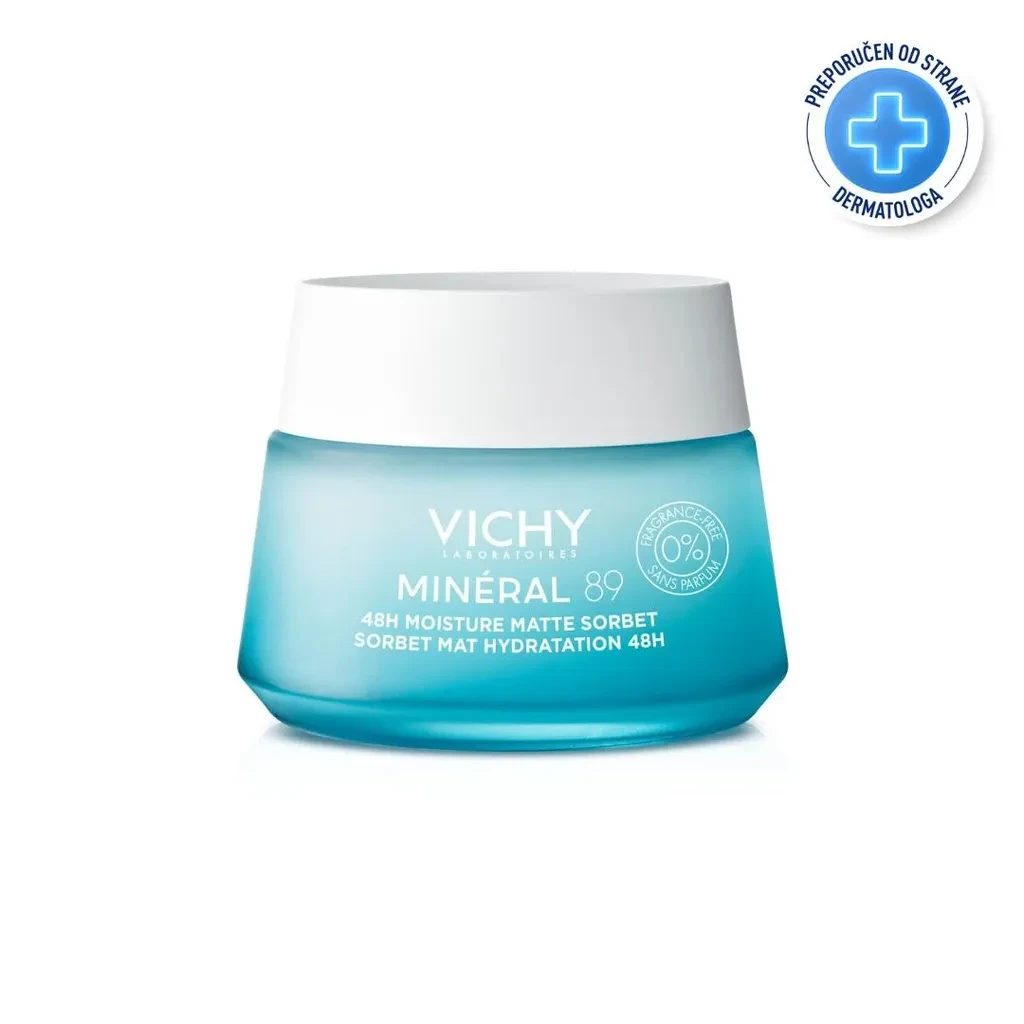 Vichy Gel krema za lice Mineral 89 Matte Sorbet, 50ml