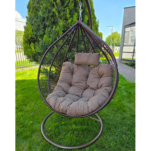 Baštenska ljuljaška jaje F031BR, Braon