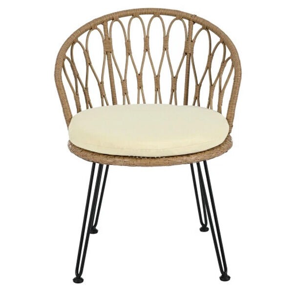 Baštenska stolica Ratan KJF10809, 60x56x75cm, Bež