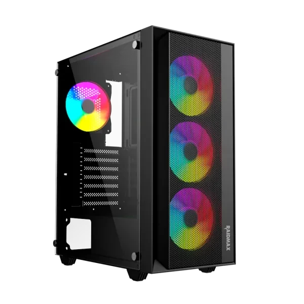 Raidmax Kućište Vector 100 Black 4 x RGB fan/Window/No-PSU