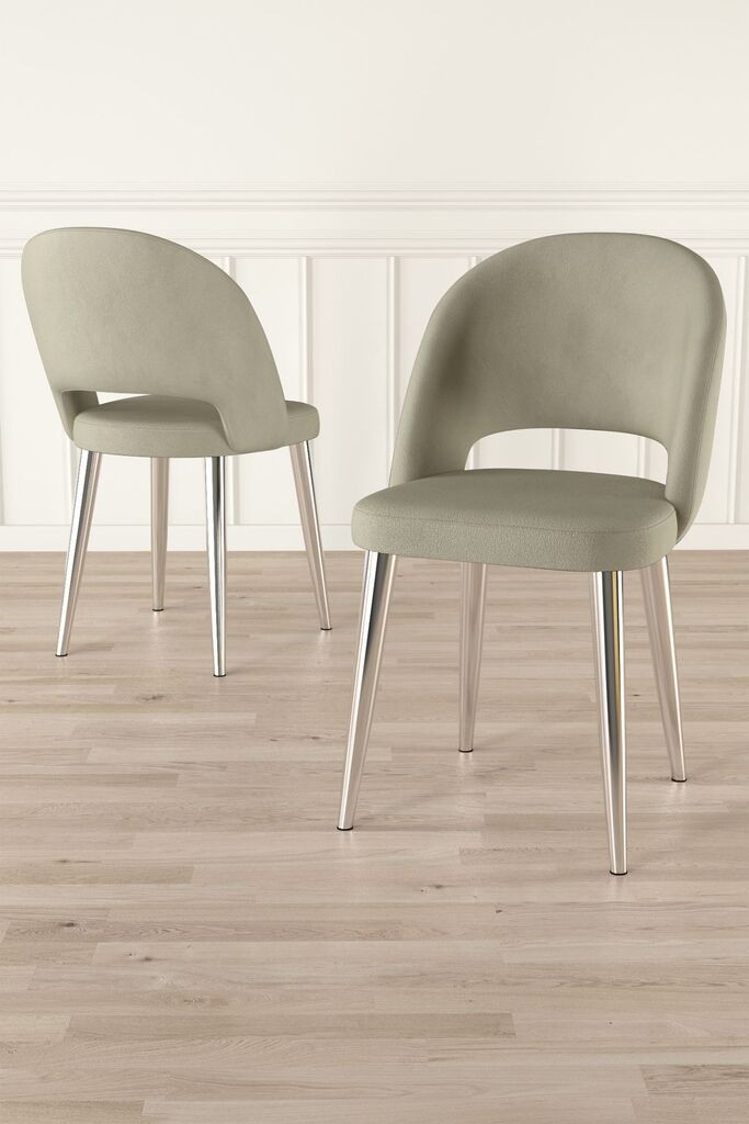 Hanah Home Set stolica Pane, 85x59x98 cm, 4 komada, Krem