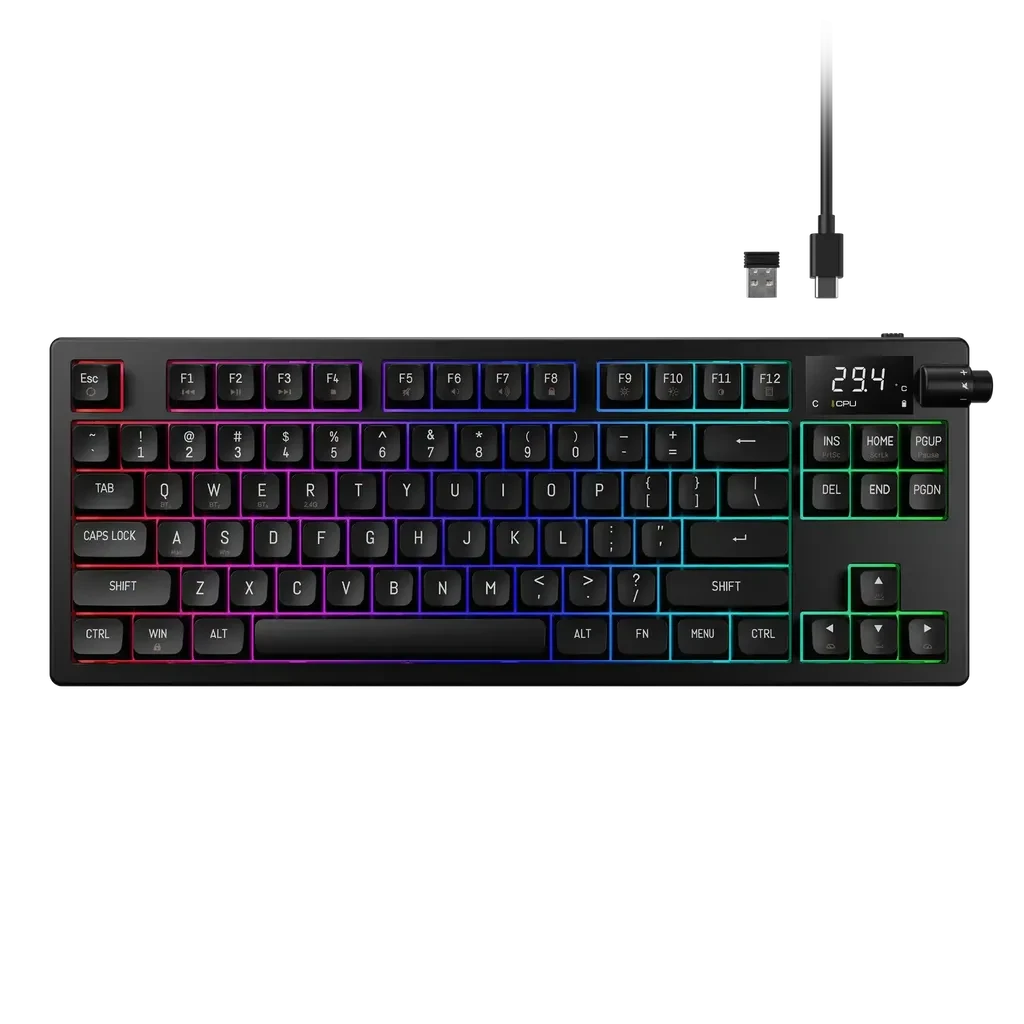 Gamdias Mehanička tastatura Hermes M7 Hybrid RGB