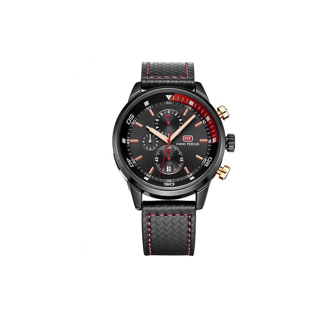Mini Focus Muški sat MF0017G.01, Crno-crveni