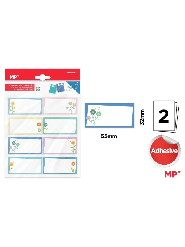 Main Paper Nalepnice za sveske Flower