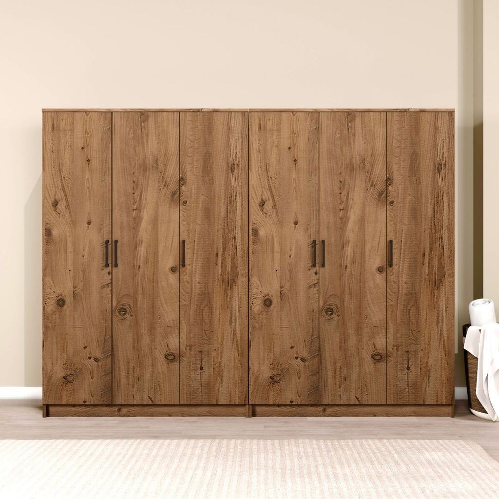 Hanah Home Ormar Kardelen 1600-120, 240x180x51,8 cm, , Braon