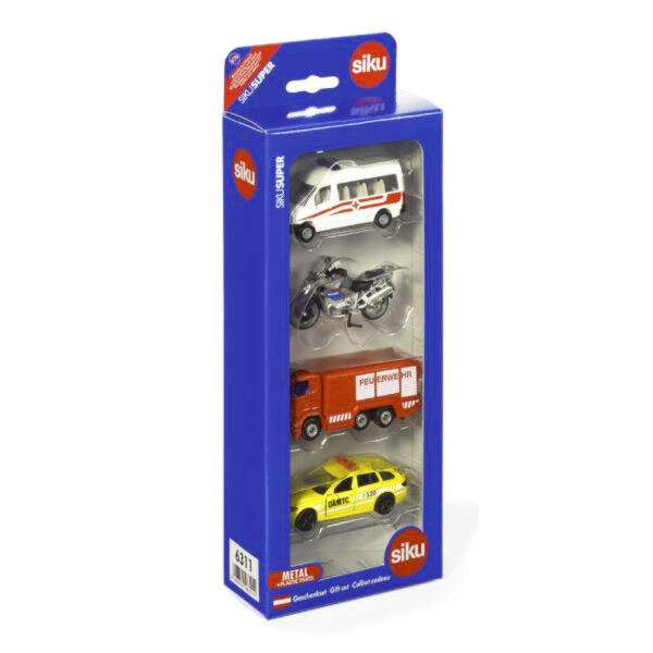 Siku Set igračaka vozilima raznih službi 6311s, 4 komada