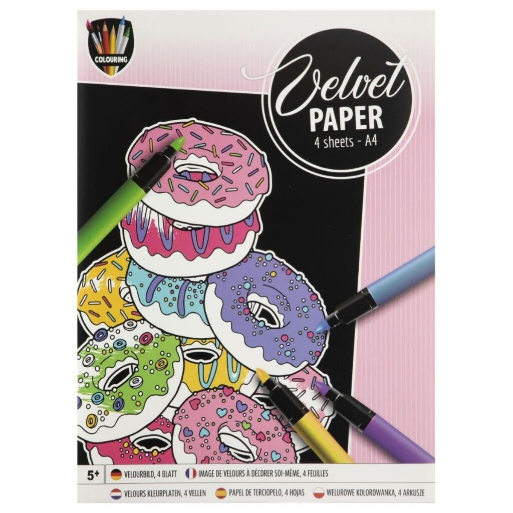 Bojanka za odrasle Slatkiši, A4, 4 komada