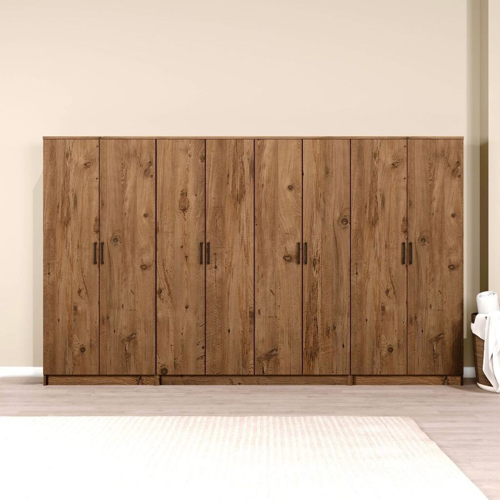 Hanah Home Ormar Kardelen 1600-125, 300x180x51,8 cm, , Braon