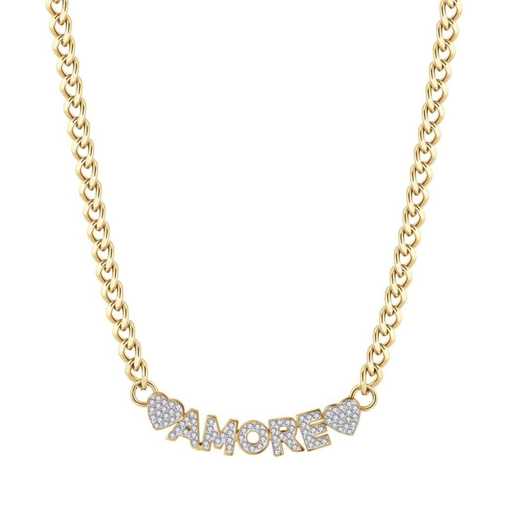 Luca Barra Ogrlica Amore, Zlatne boje