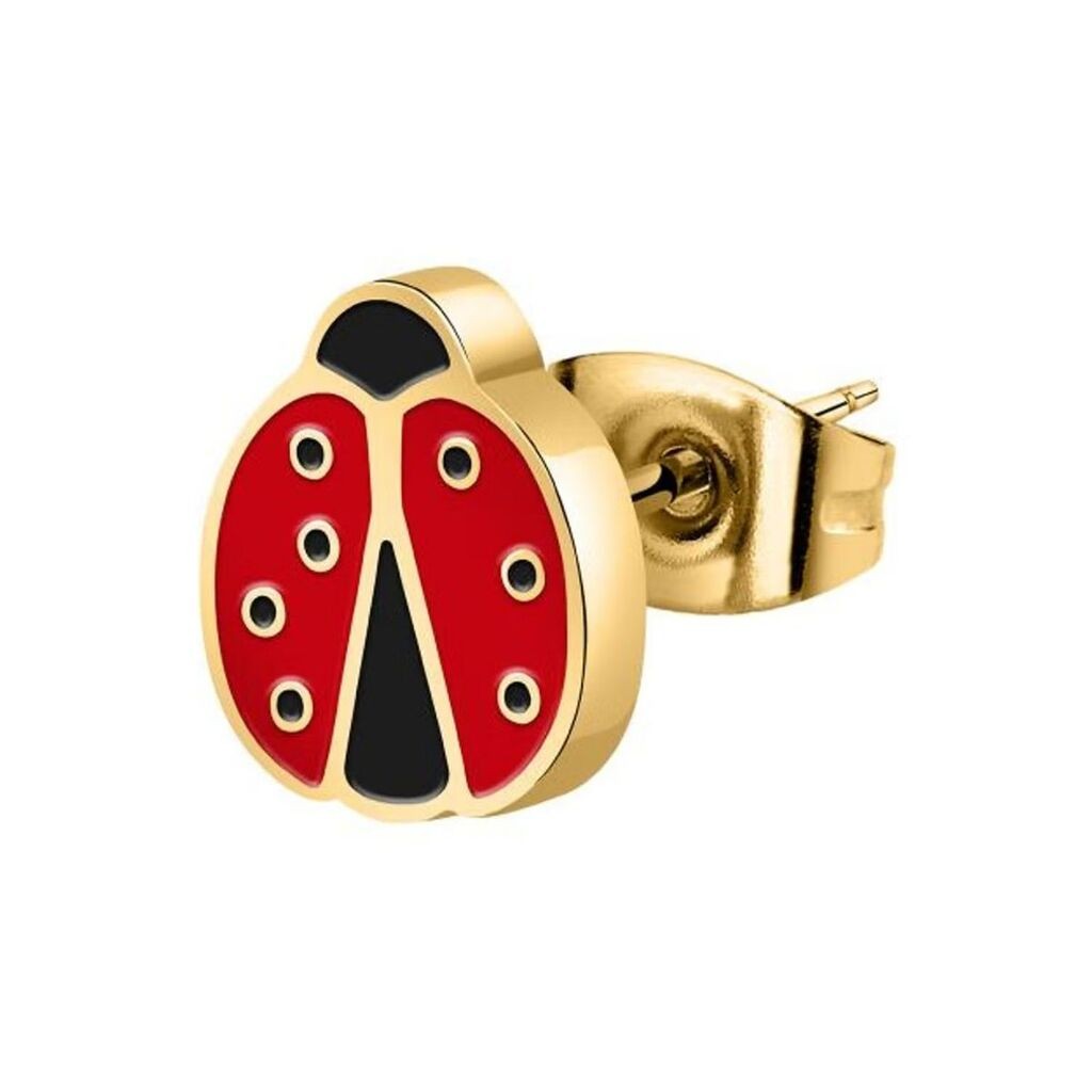 La Petite Story Minđuša Bubamara, 1 komad, Zlatno-crvena