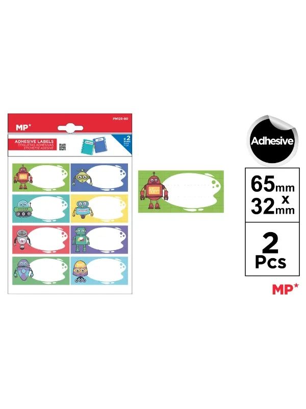 Main Paper Nalepnice za sveske Robot