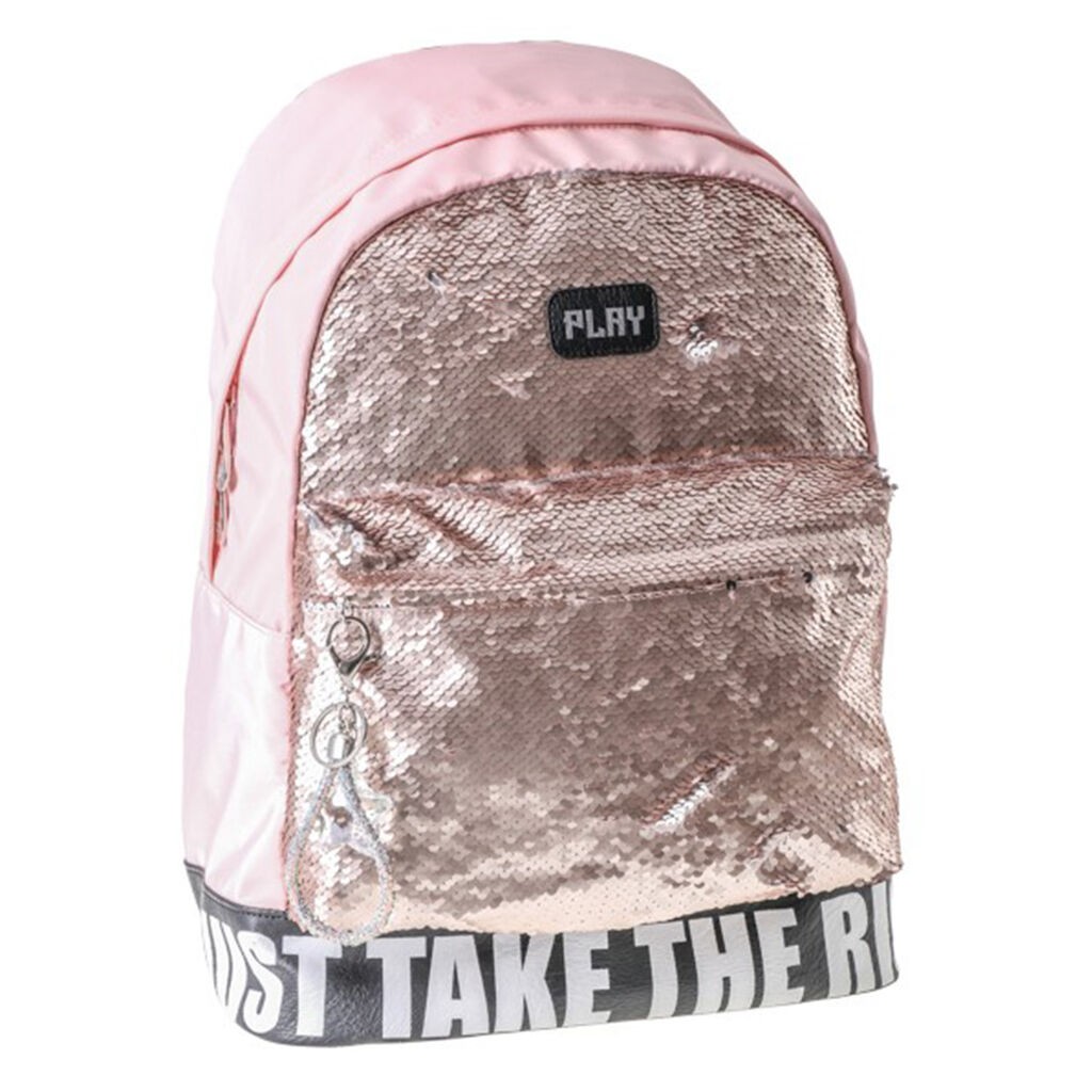 Play Školski ranac Take the risk Pop fashion, 43x30x20cm, Svetloroze