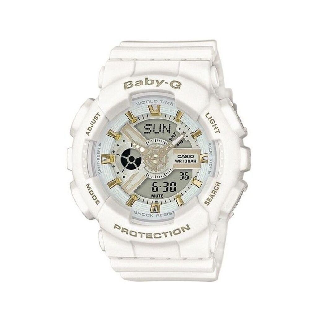 Casio Ženski sat Baby-G BA-110GA-7A1, Beli