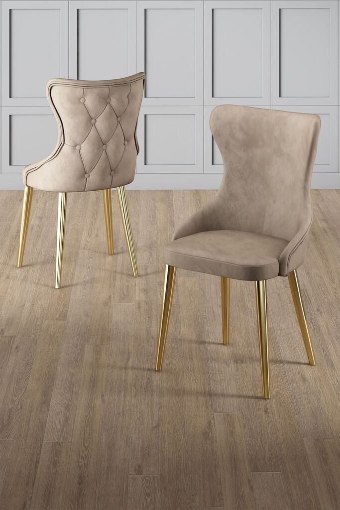 Hanah Home Set stolica Alpa, 85x59x98 cm, 4 komada, Smeđe