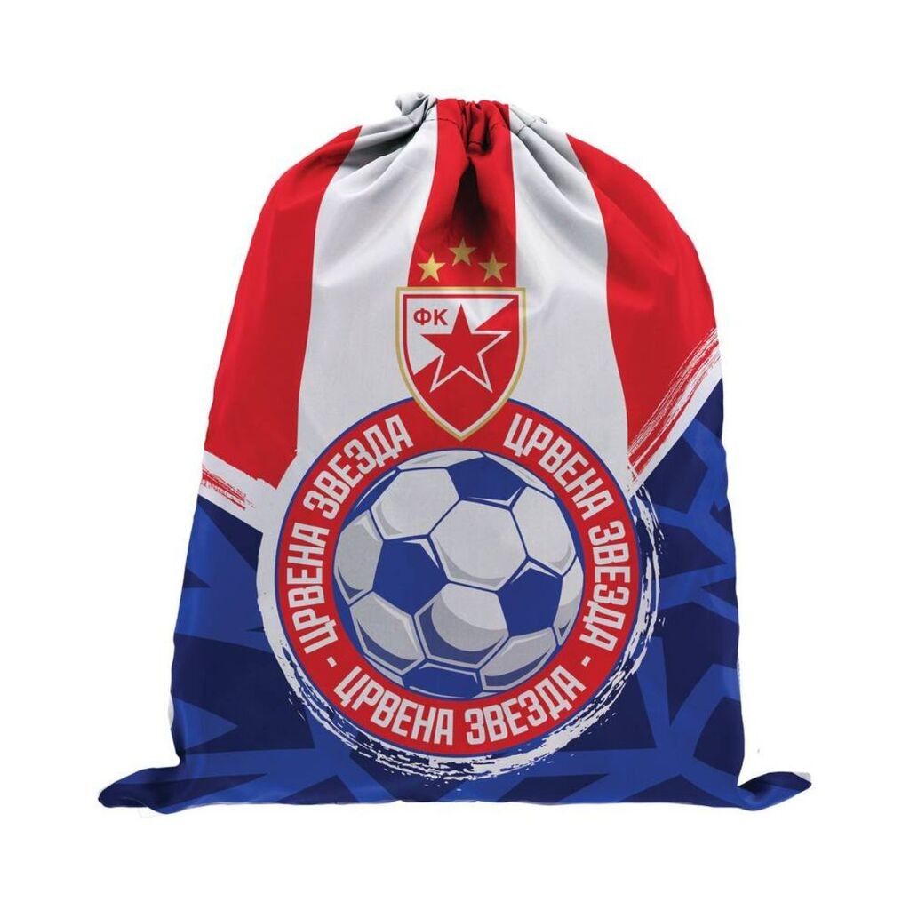 Play Torba za patike za dečake Crvena Zvezda, 42 x 34 cm, Šarena