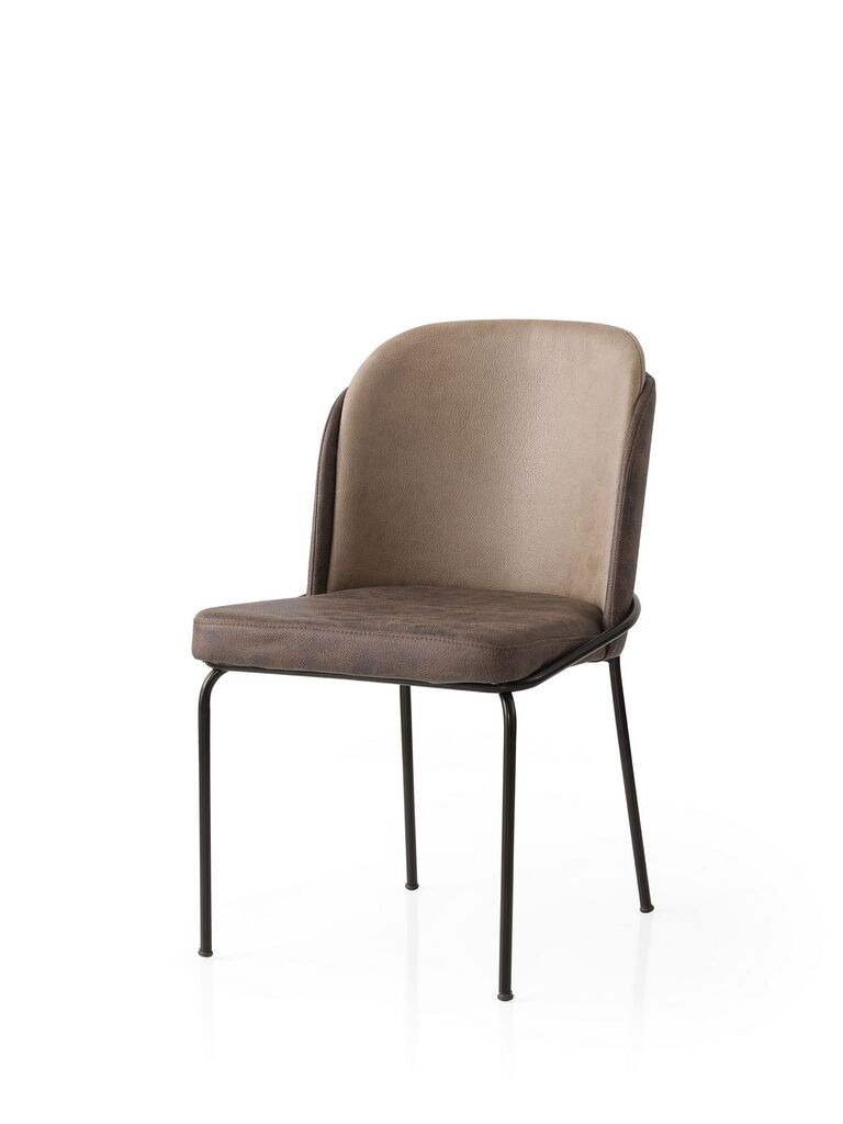 Hanah Home Set stolica Dore-220, 98.5x70x97.5 cm, 4 komada, Smeđe