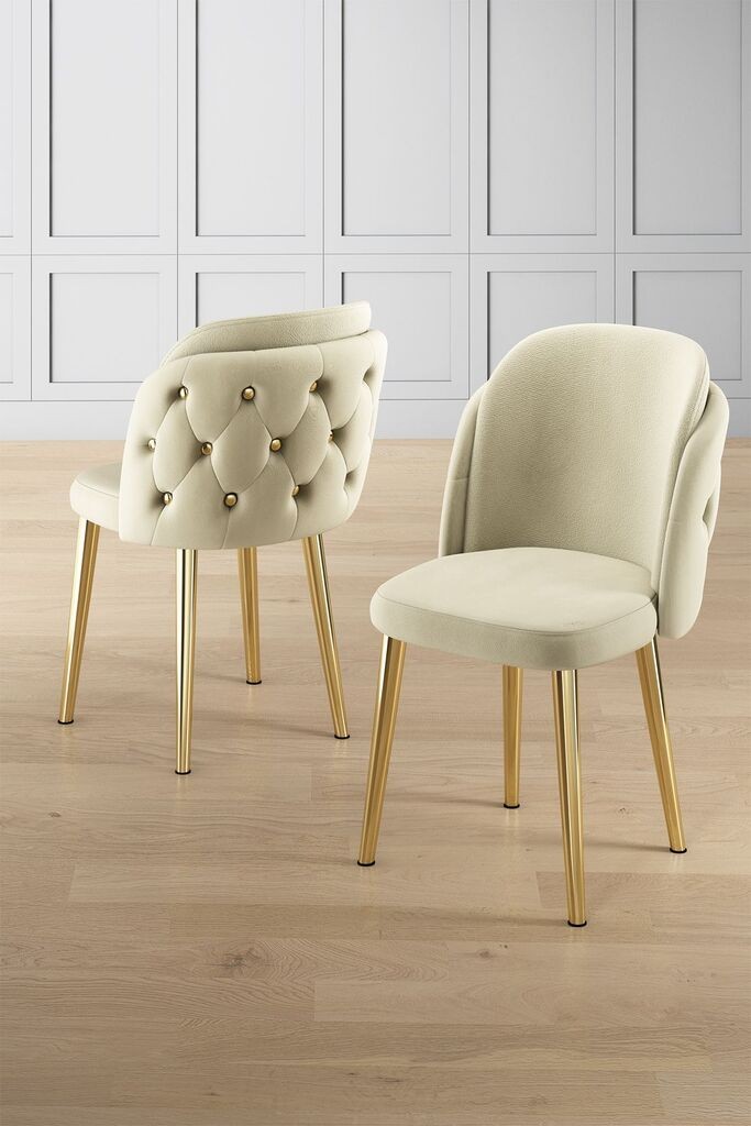 Hanah Home Set stolica Axle, 85x59x98 cm, 4 komada, Krem