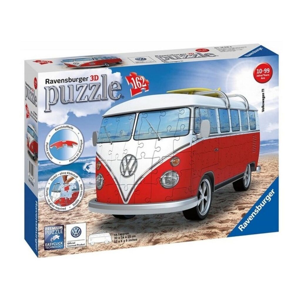 Ravensburger Puzzle 3D VW Bus, 162 dela