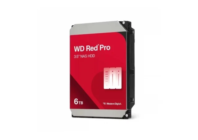 HDD 3.5" 6 TB WD6005FFBX Red Pro, 7200 rpm, 256 MB