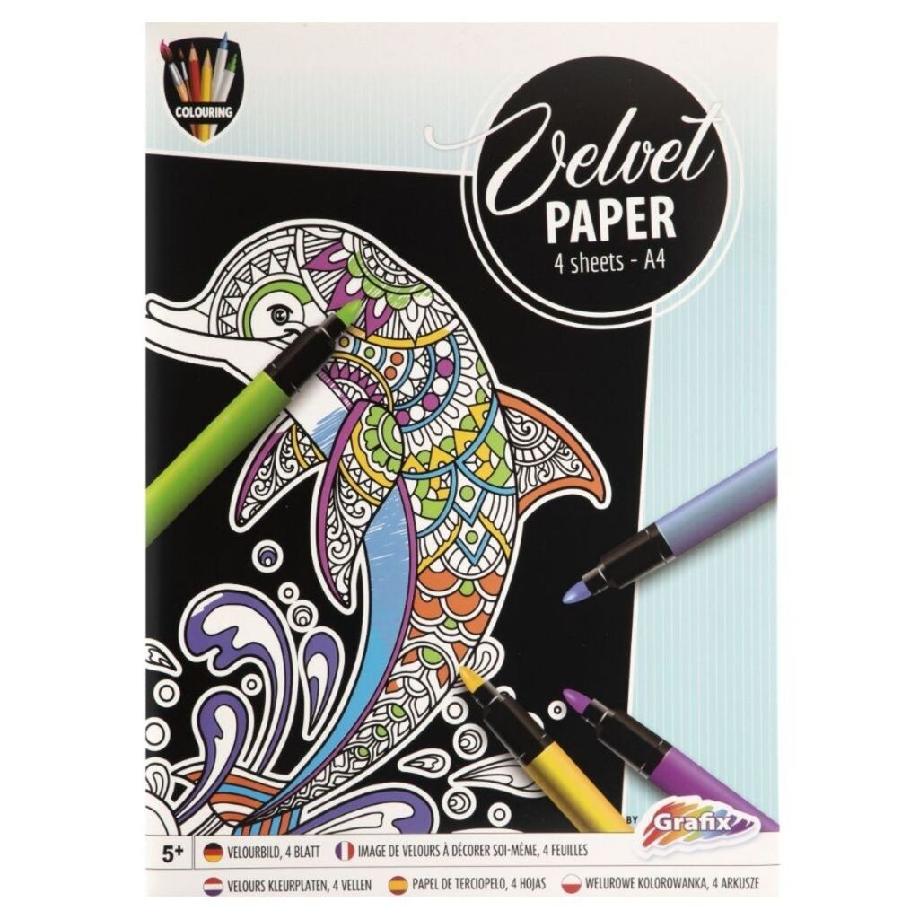 Bojanka za odrasle Morski svet, A4, 4 komada