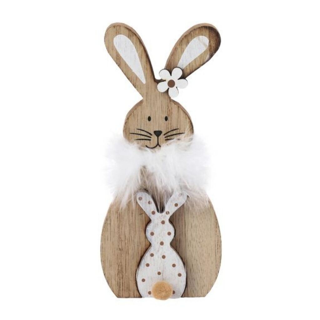 Festa Dekorativni uskršnji zec, 14 cm,  Smeđi