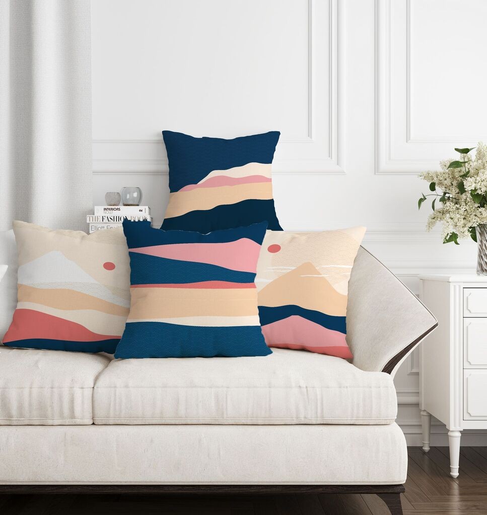 Aberto Design Set dekorativnih jastučnica ASR-plw4-5, 43 x 43 cm, 4 komada, Višebojne