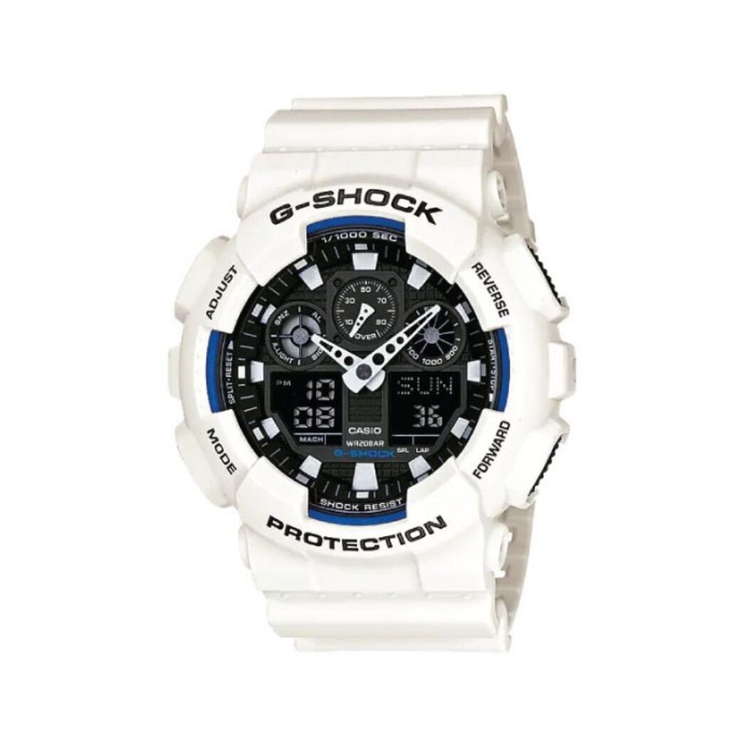 Casio Muški sat G-Shock GA-100B-7ADR, Beli